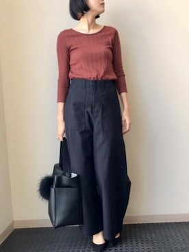 nano・universe lady's webeditorさん（レディース・167cm）の秋コーディネート