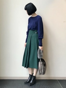 nano・universe lady's webeditorさん（レディース・167cm）の秋コーディネート