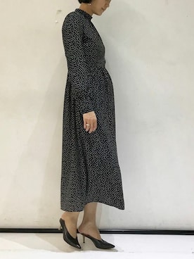 「kaene（カエン）のアイテム（ワンピース）」を使った、nano・universe lady's webeditorさん（レディース・167cm）の春コーディネート