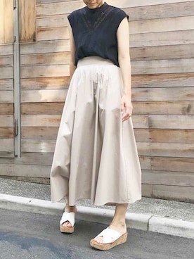 nano・universe lady's webeditorさん（レディース・167cm）の夏コーディネート