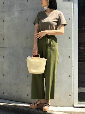 nano・universe lady's webeditorさん（レディース・167cm）の春コーディネート