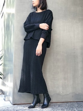 nano・universe lady's webeditorさん（レディース・167cm）の秋コーディネート