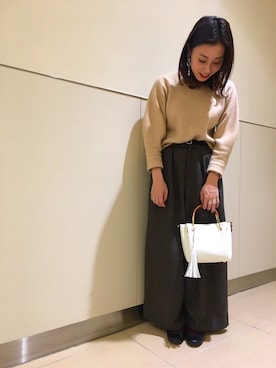 「KBF+」｜「アイテム（バレエシューズ）」を使った、RODE SKO (ロデスコ)さん（レディース・162cm）の冬コーディネート