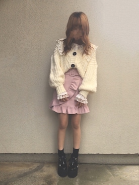 「甘々コーデ」｜🐰ㅤメ ｲ ﾒ ｲㅤ🐰さん（レディース・153cm）の秋コーディネート