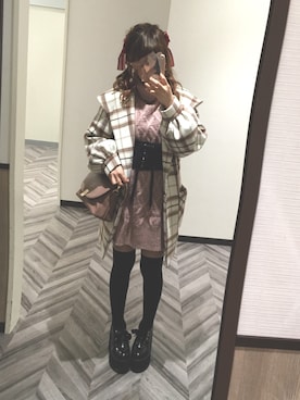 「Last Virgin（ラストバージン）のアイテム」を使った、🐰ㅤメ ｲ ﾒ ｲㅤ🐰さん（レディース・153cm）の冬コーディネート