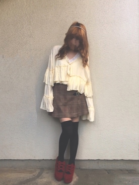 「Last Virgin（ラストバージン）のアイテム」を使った、🐰ㅤメ ｲ ﾒ ｲㅤ🐰さん（レディース・153cm）の秋コーディネート