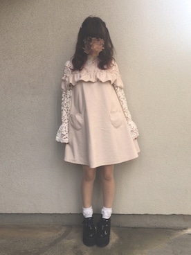 「甘々コーデ」｜🐰ㅤメ ｲ ﾒ ｲㅤ🐰さん（レディース・153cm）の冬コーディネート