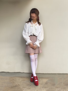 「コットンレース」｜🐰ㅤメ ｲ ﾒ ｲㅤ🐰さん（レディース・153cm）の夏コーディネート