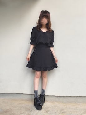 「夢展望（ユメテンボウ）のアイテム」を使った、🐰ㅤメ ｲ ﾒ ｲㅤ🐰さん（レディース・153cm）の夏コーディネート