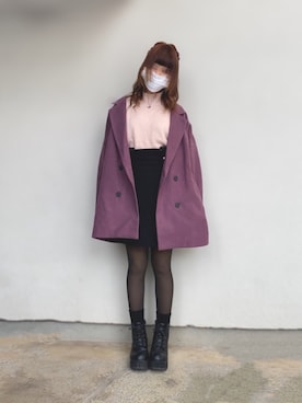 「apres jour（アプレジュール）のアイテム（ダウンジャケット/コート）」を使った、🐰ㅤメ ｲ ﾒ ｲㅤ🐰さん（レディース・153cm）の冬コーディネート