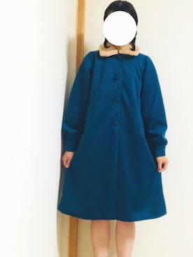「シンプルおしゃれが好き」｜「アイテム（ステンカラーコート）」を使った、teaさん（レディース・162cm）の秋コーディネート