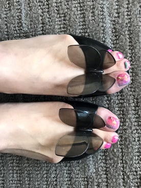 「me（ミイ）のアイテム（シューズ）」を使った、Liryさん（レディース・161cm）の冬コーディネート