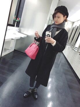 「レポート」｜みはるさん（レディース・164cm）の冬コーディネート