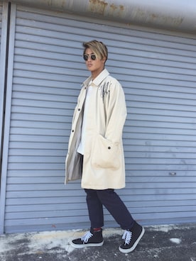 K-ske Nishiguchiさん（メンズ・175cm）の冬コーディネート