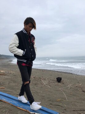 K-ske Nishiguchiさん（メンズ・175cm）の春コーディネート