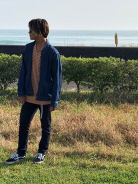 K-ske Nishiguchiさん（メンズ・175cm）の春コーディネート