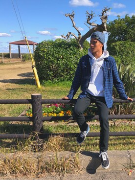 K-ske Nishiguchiさん（メンズ・175cm）の冬コーディネート