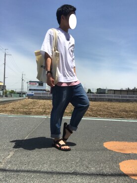 ぱんださん（メンズ・169cm）の春コーディネート