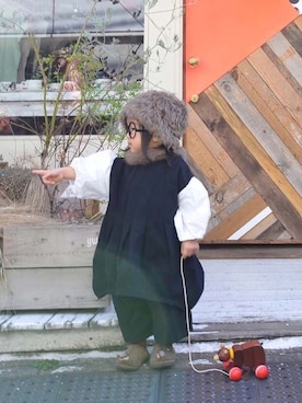 LOUIS☆LOUIEさん（キッズ・80cm）の春コーディネート