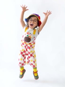 「BOOFOOWOO」｜「アイテム（その他）」を使った、LOUIS☆LOUIEさん（キッズ・80cm）の春コーディネート