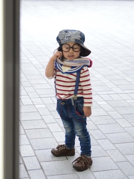 LOUIS☆LOUIEさん（キッズ・80cm）の春コーディネート