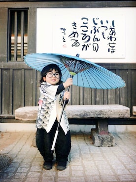 「こどもの日」｜「アイテム（その他）」を使った、LOUIS☆LOUIEさん（キッズ・80cm）の春コーディネート