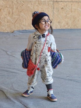 「ブランコのアイテム（その他、その他）」を使った、LOUIS☆LOUIEさん（キッズ・90cm）の春コーディネート