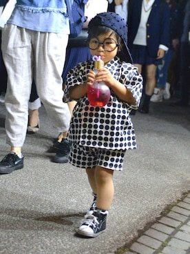 LOUIS☆LOUIEさん（キッズ・80cm）の夏コーディネート