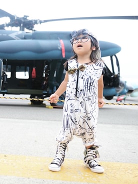 LOUIS☆LOUIEさん（キッズ・80cm）の秋コーディネート