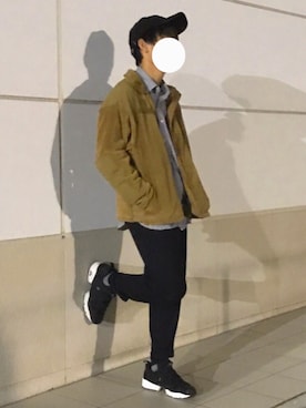 「秋のブラウンスタイル」｜「アイテム（その他アウター）」を使った、Noskeさん（メンズ・170cm）の秋コーディネート