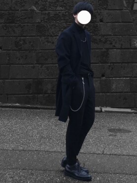 「ROXD（ロッド）のアイテム（ウォレットチェーン）」を使った、Noskeさん（メンズ・170cm）の春コーディネート