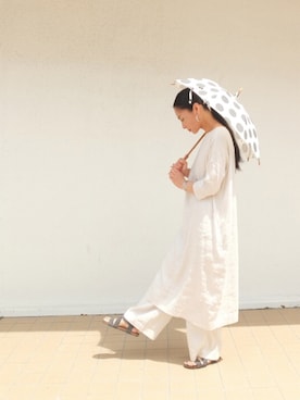 「45R」｜「アイテム（ワンピース/ドレス）」を使った、m.maedaさん（レディース・161cm）の春コーディネート