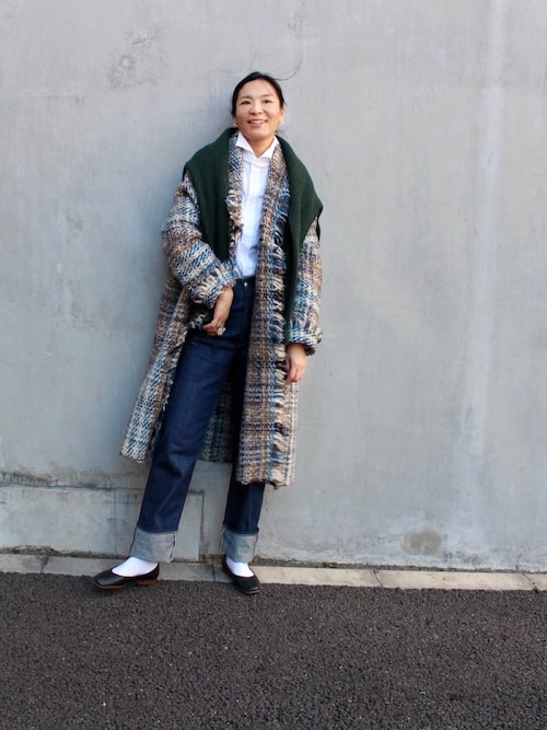 45R（フォーティファイブアール）の「畦編みの馬比古セーター（ニット