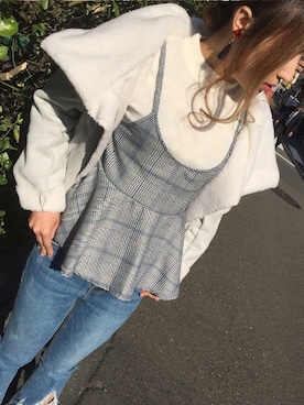 「シェリーアイランド」｜「アイテム（ジャケット/アウター）」を使った、(´・ω・`)さん（レディース・161cm）の秋コーディネート