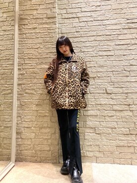 「らふこーで」｜「アイテム（ナイロンジャケット）」を使った、moeさん（レディース・158cm）の秋コーディネート
