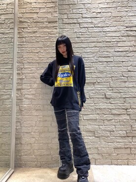 moeさん（レディース・158cm）の冬コーディネート