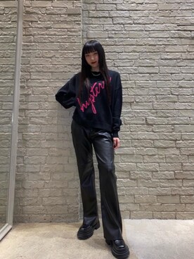 moeさん（レディース・158cm）の冬コーディネート