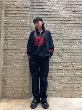 moeさん（レディース・158cm）の冬コーディネート