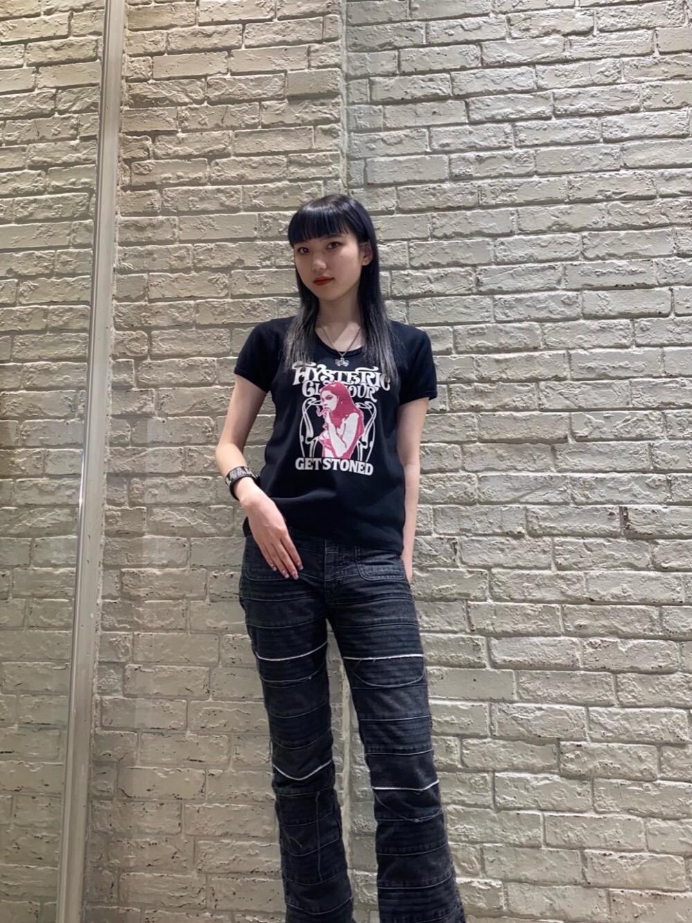 ヒステリックグラマー★GET STONED Tシャツ⬛︎タバコ⬛︎ヒスガール⬛︎XL ヒステリックグラマー☆GET STONED Tシャツ⬛︎タバコ