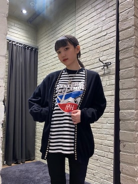 「ロンt」｜「アイテム（アクセサリー）」を使った、moeさん（レディース・158cm）の秋コーディネート