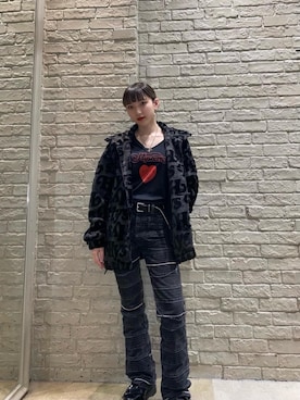 「ロンt」｜「アイテム（アクセサリー）」を使った、moeさん（レディース・158cm）の秋コーディネート