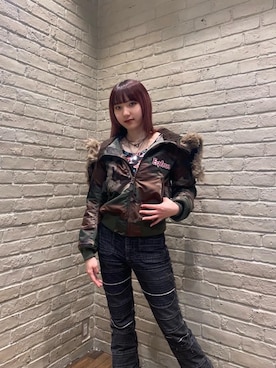 「ロンt」｜「アイテム（ジャケット/アウター）」を使った、moeさん（レディース・158cm）の秋コーディネート