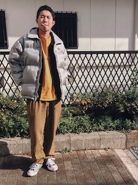 「PARADISE（PARADISE）のアイテム」を使った、kaze_ze_さん（メンズ・173cm）の冬コーディネート