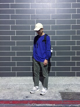 「DEMARCOLAB（デマルコラブ）のアイテム」を使った、Felixさん（メンズ・172cm）の春コーディネート