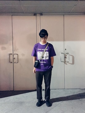 「REMIX（リミックス）のアイテム（帽子）」を使った、Felixさん（メンズ・172cm）の夏コーディネート