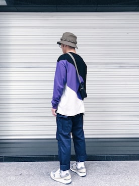 「ROTHCO（ロスコ）のアイテム（チノパンツ）」を使った、Felixさん（メンズ・172cm）の秋コーディネート
