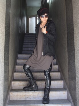 「KMRii」｜「アイテム（ジャケット/アウター）」を使った、Ryotaさん（メンズ・170cm）の夏コーディネート
