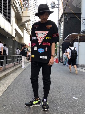 「1PIU1UGUALE3  RELAX （ウノピゥウノウグァーレトレ リラックス）のアイテム（パンツ）」を使った、Ryotaさん（メンズ・170cm）の夏コーディネート