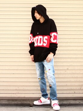「GCDS」｜Ryotaさん（メンズ・170cm）の夏コーディネート