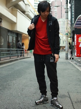 「roar（ロアー）のアイテム」を使った、Ryotaさん（メンズ・170cm）の秋コーディネート